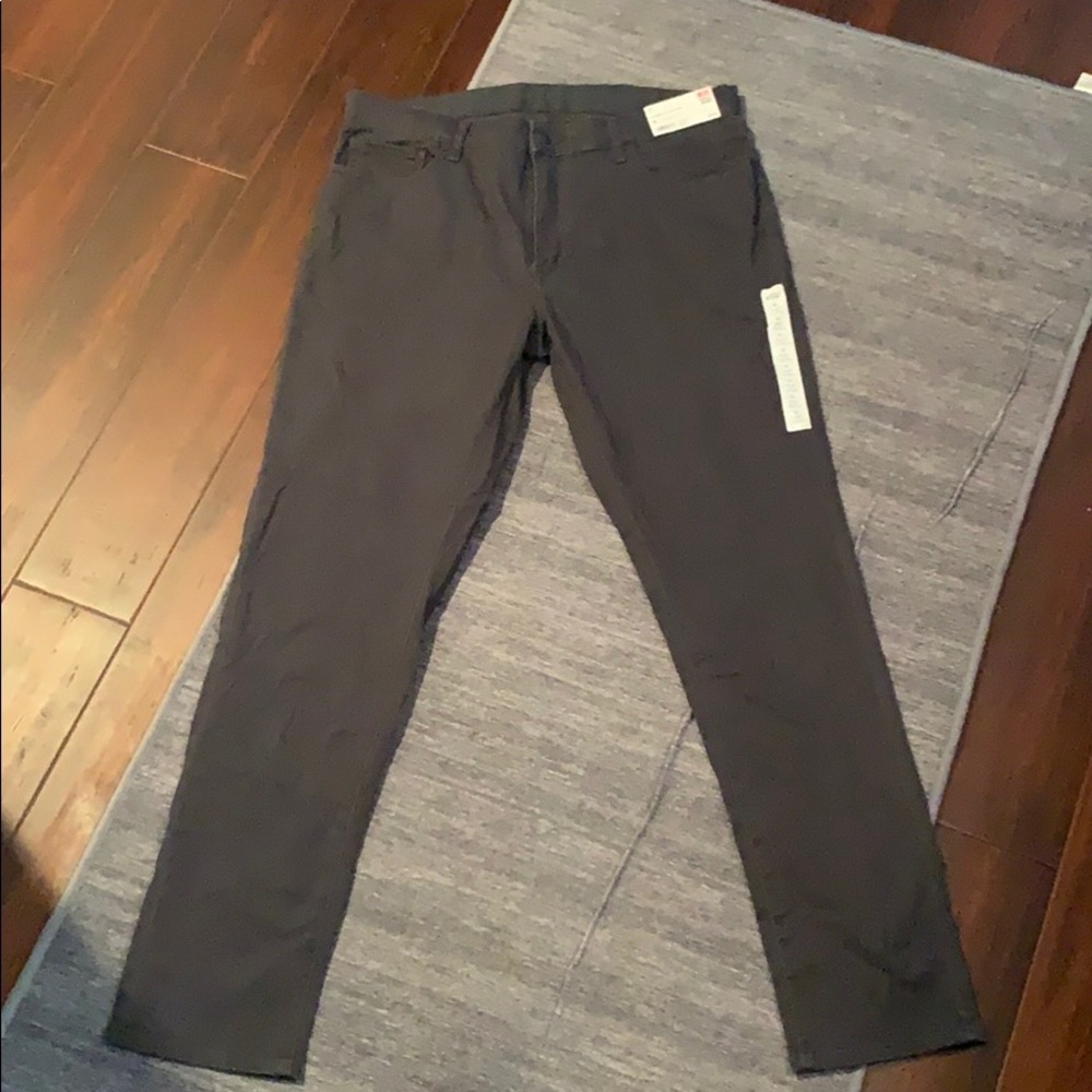 Brushed Twill Tapered/Skinny Color Jean